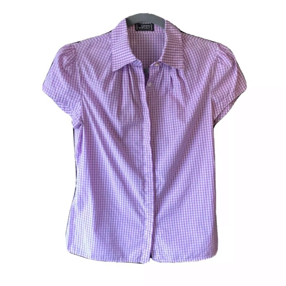 Gianni Versace Women's Vintage Collared Shirt